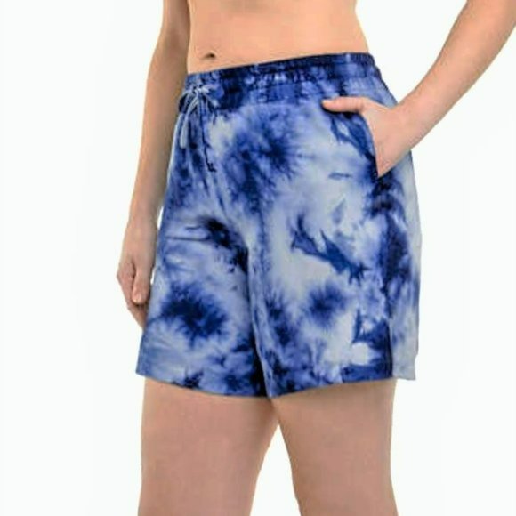 NWT Danskin 2-pack Tie Dye Soft Cotton French Terry Active Short - Picture 4 of 8